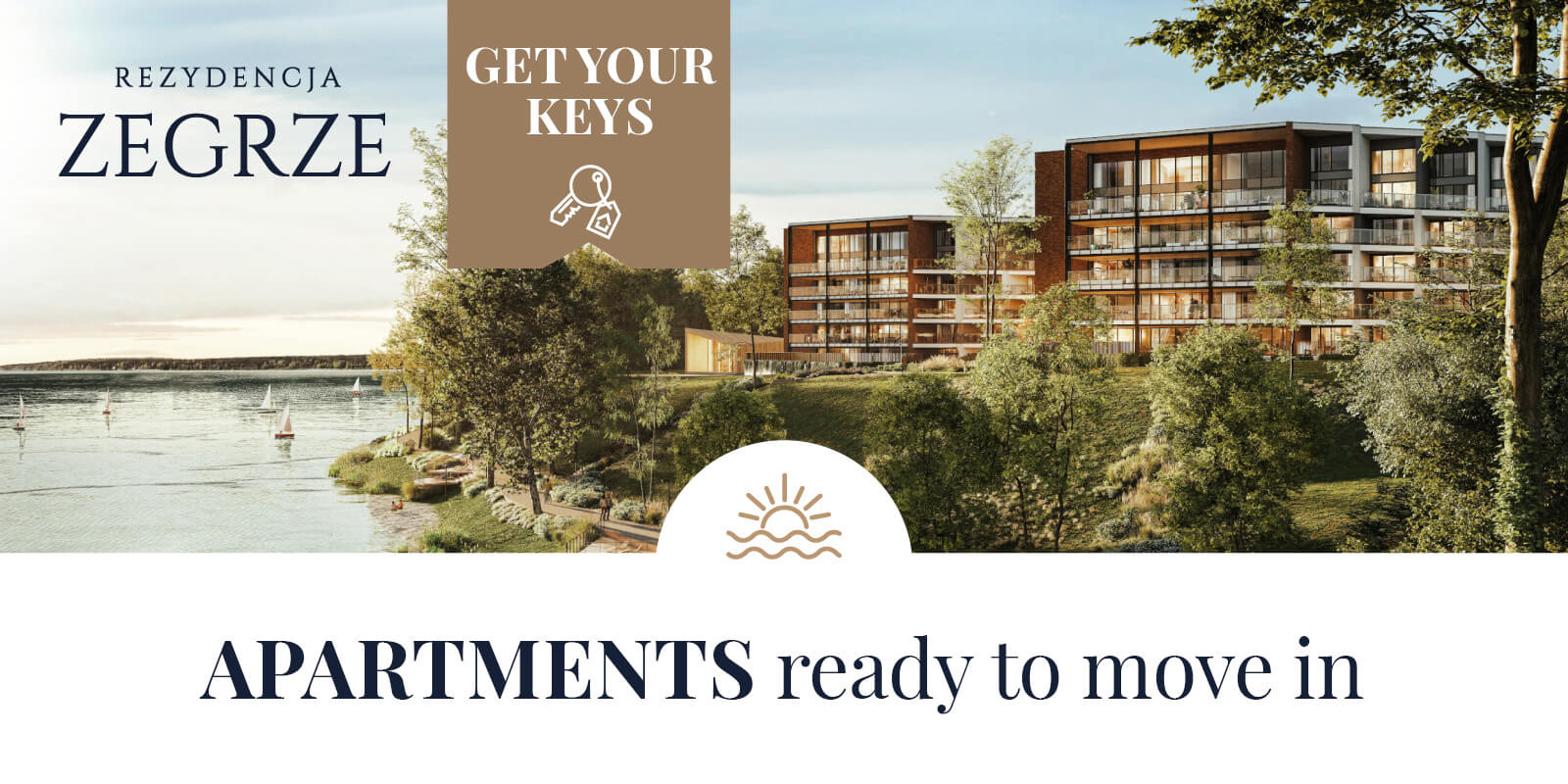 Settle in for the summer holidays – Stage II of Rezydencja Zegrze awaits